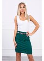 Kesi Basic sukně s rozparkem tmavě zelená Barva: Zelená, Velikost: One size