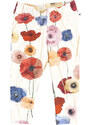 EBBE Dívčí legíny Akvarel s barevnými květy Organic