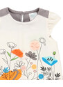 Boboli Dívčí letní šaty s květinami