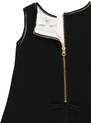 Boboli Dívčí sváteční šaty černobílé s puntíky