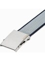 Ombre Clothing Pánský látkový pásek v šedé barvě A364