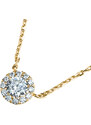 Elegantní zlatý náhrdelník Mirabel se zirkony