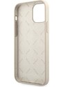 Ochranný kryt pro iPhone 12 mini - Guess, Vintage Silicone Gray