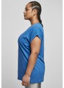 UC Ladies Dámské sportovní modré tričko s prodlouženým ramenem