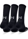 Under Armour UA Heatgear Crew 3pk-BLK Black / Black / Steel