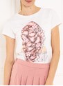 CIUSA SEMPLICE Dámské tričko dlouhé vlasy - růžová