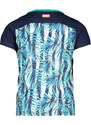 B-nosy Dívčí letní tričko Tropical tmavě modré