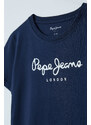 Chlapecké tričko s krátkým rukávem PEPE JEANS, tmavě modré ART