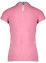 NONO Dívčí žebrované tričko růžové Love