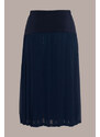 Modrá skládaná sukně Piero Moretti