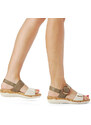 RIEKER Dámské sandály REMONTE R6853-54 zelená