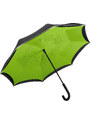 FARE LIBERTY obrácený holový deštník černo-limetkový 7715