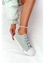 BIG STAR SHOES Women's Sneakers With Drawstring BIG STAR Green