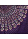 Indie Mandala velká Barmere fialová
