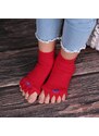 HAPPY FEET HF03S Adjustační ponožky RED vel.S (do vel.38)