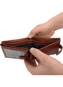 Pánská kožená peněženka Poyem koňaková 5209 Poyem KO