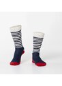 FASARDI Pánské tmavě modré pruhované ponožky