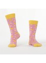 FASARDI Pánské růžové ponožky s banány