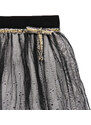 Boboli Dívčí tylová sukně s objemem černobílá