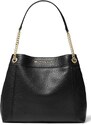 Michael Kors kabelka jet set large chain pebbled leather černá