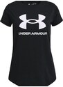 Triko Under Armour Live Sportstyle Graphic SS-BLK 1361182-001