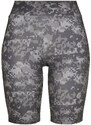 UC Ladies Dámské kraťasy High Waist Camo Tech Cycle Shorts tmavé digitální maskování