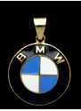 Ewena Ocelový přívěsek BMW Gold GL453