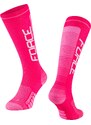 Kompresní ponožky FORCE COMPRESS růžové