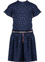 NONO Dívčí kombinované šaty modré Ocean
