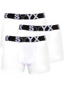 3PACK pánské boxerky Styx sportovní guma nadrozměr bílé (R10616161) 4