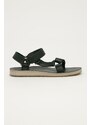 Kožené sandály Teva dámské, černá barva, 1116637-SDDN
