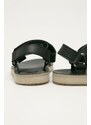 Kožené sandály Teva dámské, černá barva, 1116637-SDDN