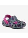 COQUI LITTLE FROG Mid. grey/Fuchsia love + amulet