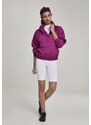 URBAN CLASSICS Ladies Panel Pull Over Jacket - viola