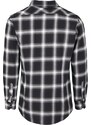 URBAN CLASSICS Checked Flanell Shirt 6 - black/white