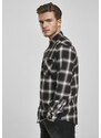 URBAN CLASSICS Checked Flanell Shirt 6 - black/white