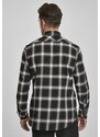 URBAN CLASSICS Checked Flanell Shirt 6 - black/white