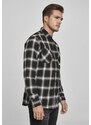 URBAN CLASSICS Checked Flanell Shirt 6 - black/white