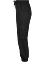 URBAN CLASSICS Ladies Viscose Twill Cargo Pants - black