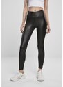 URBAN CLASSICS Ladies Imitation Leather Leggings - black