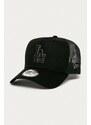 Čepice New Era černá barva, s aplikací, 12523912-BLACK