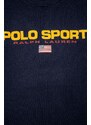 Dětské tričko Polo Ralph Lauren tmavomodrá barva, s potiskem