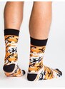 Fashionhunters Pánské vzorované ponožky, sada 3 ks
