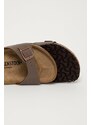 Pantofle Birkenstock Madrid dámské, hnědá barva, 40091