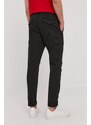 Kalhoty Polo Ralph Lauren pánské, černá barva, ve střihu cargo
