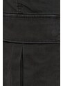 Kalhoty Polo Ralph Lauren pánské, černá barva, ve střihu cargo