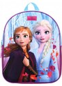 Vadobag Dětský / dívčí cestovní 3D batoh Ledové království II - Frozen II - Elsa, Anna a Olaf / 9L
