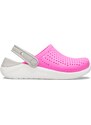 Dětské boty Crocs LiteRide Clog růžová/bílá