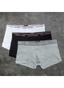 Boxerky Tommy Hilfiger 3 Pack Low Rise Trunks Black/ White/ Grey Heather