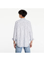 Pánská košile Comme des Garçons PLAY Black Heart Striped Shirt Light Blue/ White/ Black